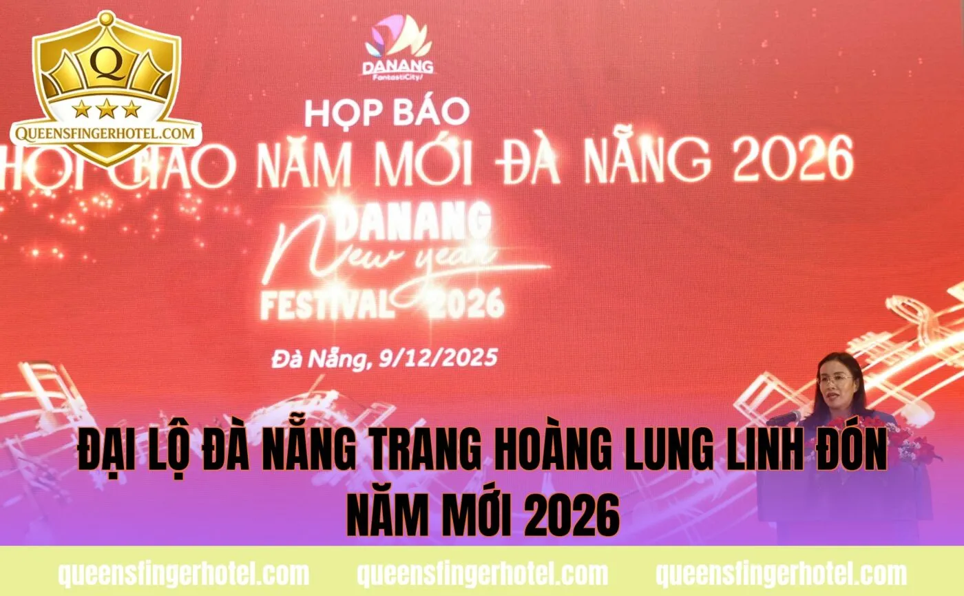 đại lộ Đà Nẵng trang hoàng lung linh đón năm mới 2026