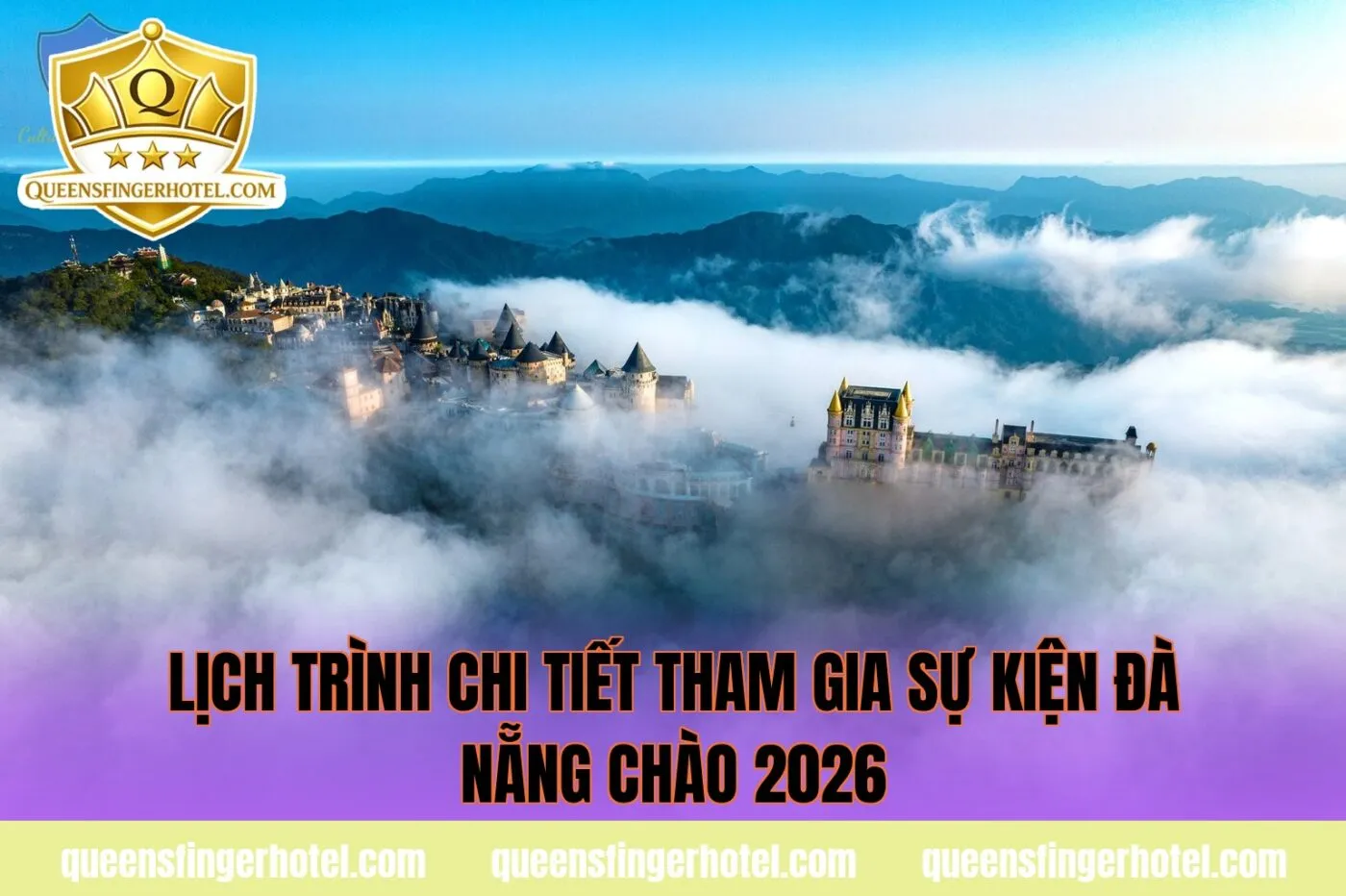 lịch trình chi tiết tham gia sự kiện Đà Nẵng chào 2026