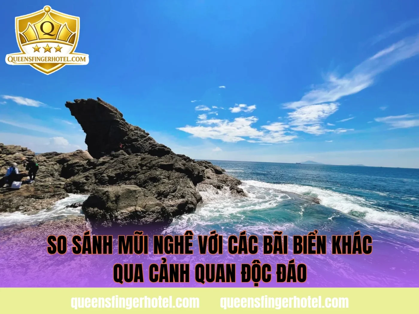 So sánh Mũi Nghê với các bãi biển khác qua cảnh quan độc đáo