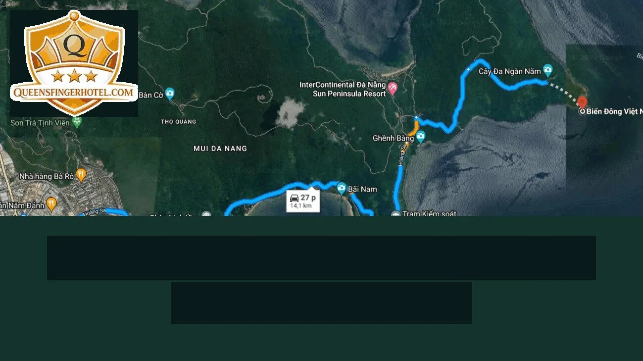 Cách di chuyển đến Mũi Nghê Đà Nẵng bằng trekking và đường biển