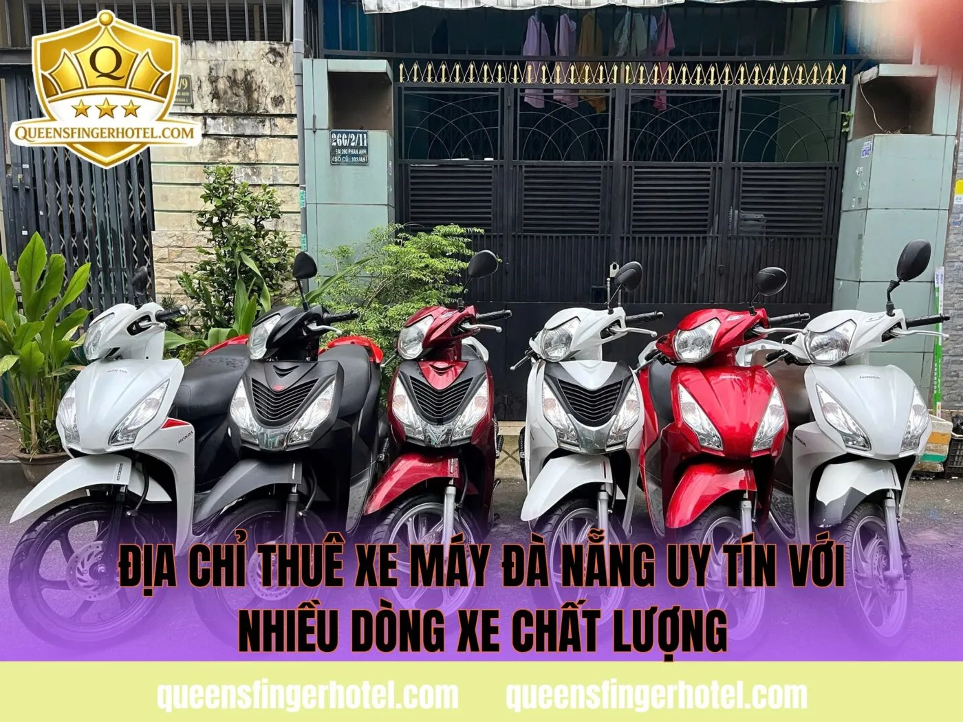 Địa chỉ thuê xe máy Đà Nẵng uy tín với nhiều dòng xe chất lượng