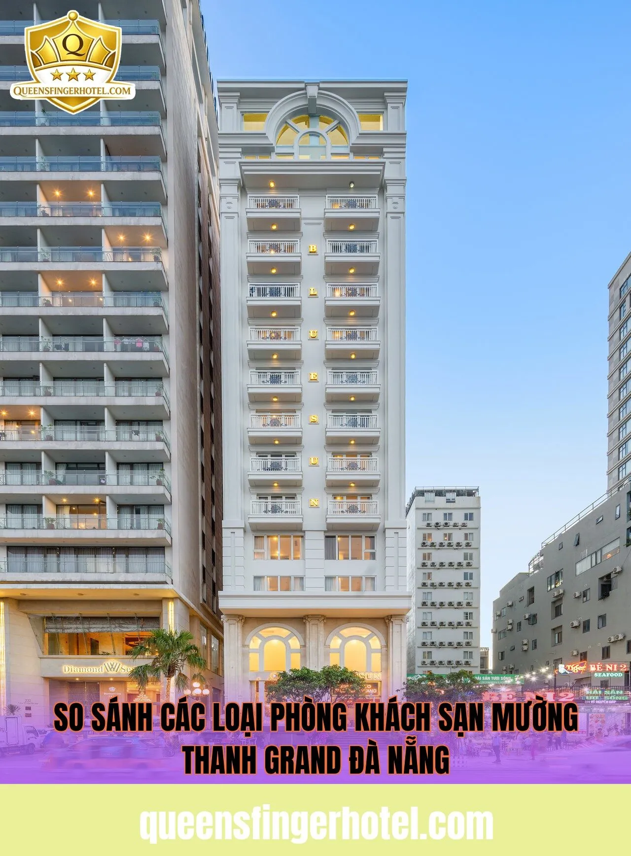 so sánh các loại phòng khách sạn mường thanh grand đà nẵng