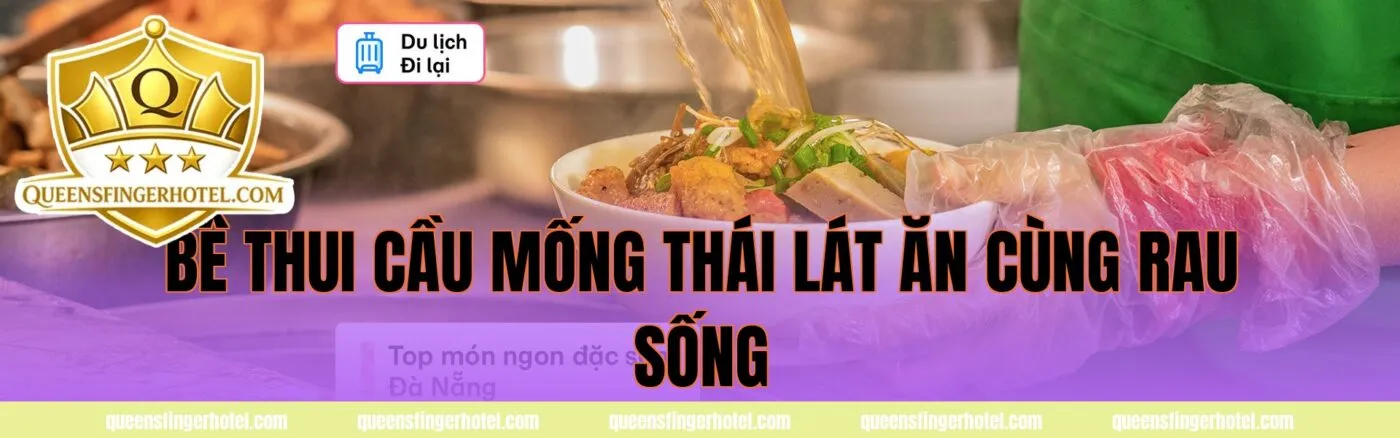 bê thui Cầu Mống thái lát ăn cùng rau sống