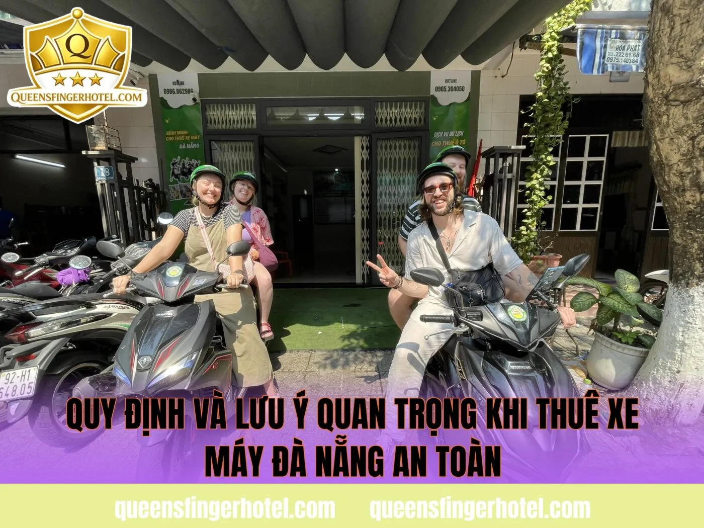 Quy định và lưu ý quan trọng khi thuê xe máy Đà Nẵng an toàn