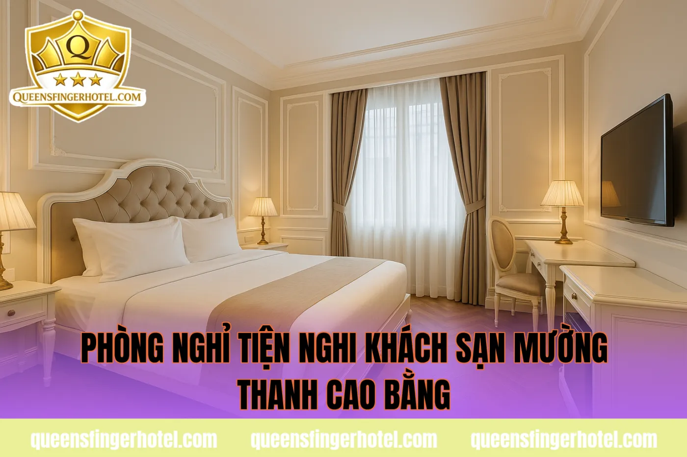 phòng nghỉ tiện nghi khách sạn mường thanh cao bằng