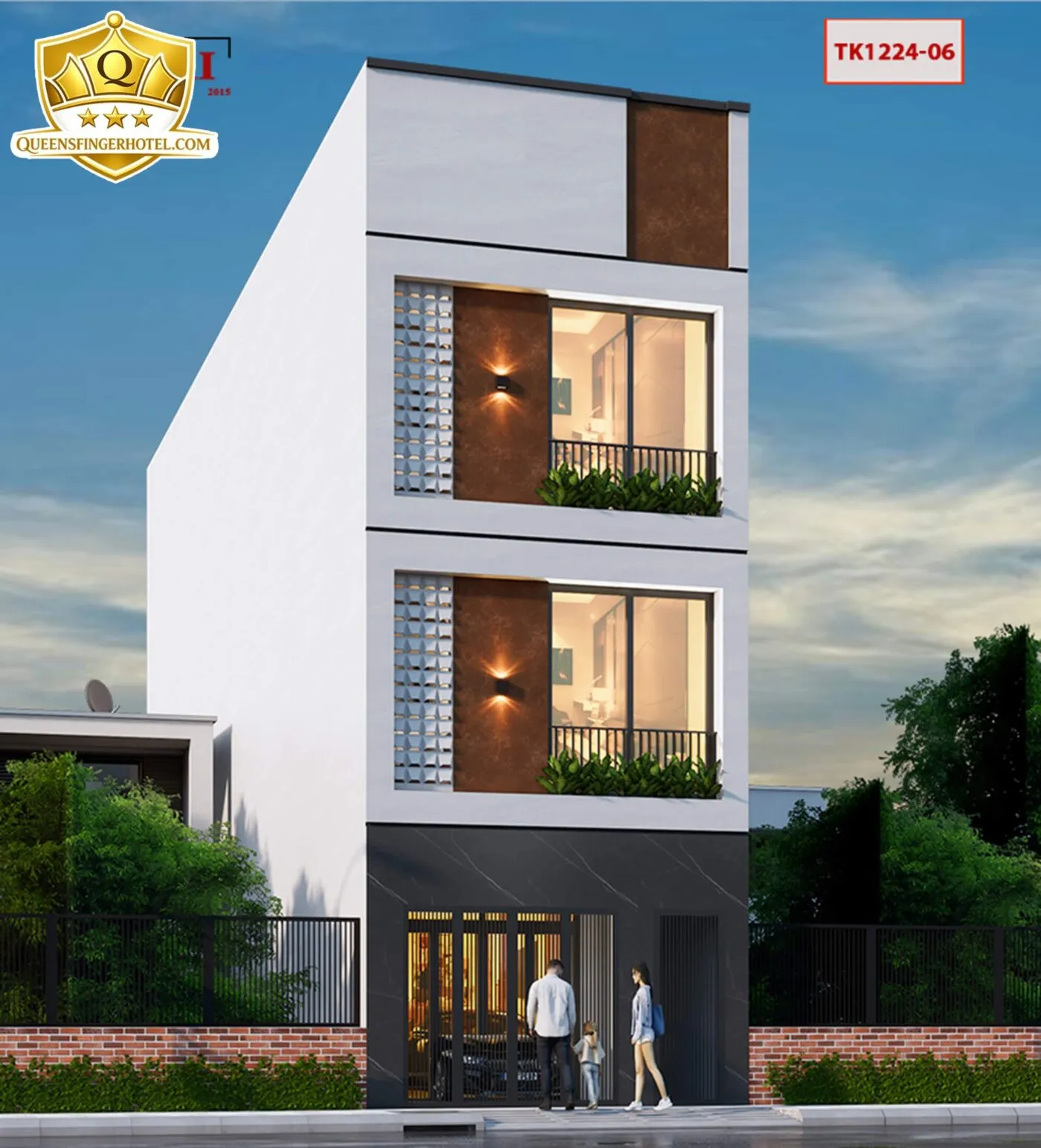 Thiết kế nhà nghỉ hiện đại đáp ứng các tiêu chí tiện nghi và vị trí